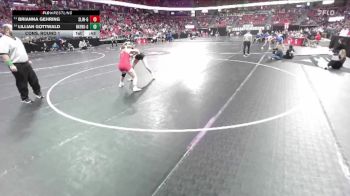 Girls 152 lbs Cons. Round 1 - Lillian Gottwald, Hayward/Northwood-Girls vs Brianna Gehring, Slinger-Girls