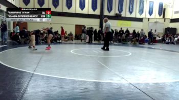 145lbs Quarterfinal - Kianna Gutierrez-Munoz, Hermiston (Girls) vs Emmarae Tynan, Zillah (Girls)