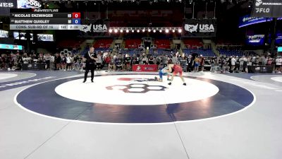 120 lbs Cons. Sub-rd Of 16 - Nicolas Enzminger, ND vs Matthew Quigley, MI