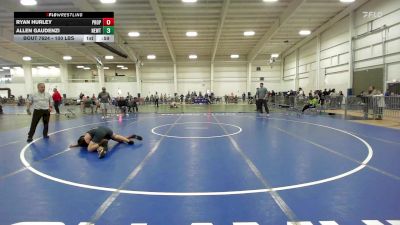 100 lbs Semifinal - Ryan Hurley, Prophecy RTC vs Allen Gaudenzi, Newtown