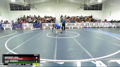 132 lbs Champ. Round 2 - Anthony Leal, San Marcos (Santa Barbara) vs Gari Herrera, Tokay