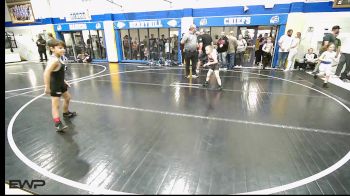 60 lbs Rr Rnd 5 - Braven Tabbytite, HURRICANE WRESTLING ACADEMY vs Cayson Carlton, Warhorse Wrestling Club