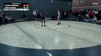 93 lbs 1st Place Match - Nikko Vasquez, Idaho Falls Wrestling Club vs Archer Underdahl, Buzzsaw Wrestling Club