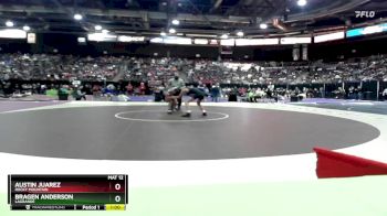 120 lbs Cons. Round 2 - Bragen Anderson, LaGrande vs Austin Juarez, Rocky Mountain