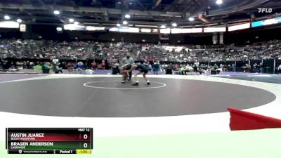 120 lbs Cons. Round 2 - Bragen Anderson, LaGrande vs Austin Juarez, Rocky Mountain