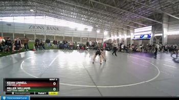 71 lbs Round 3 (4 Team) - Keian Linnell, Utah Gold vs MILLER WILLIAMS, West Coast Riders