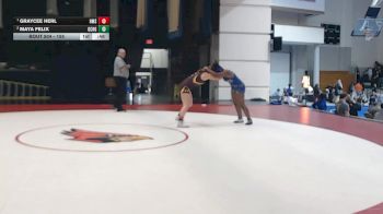 155 lbs 3rd Place Match - Graycee Herl, Hays Middle School vs Maya Felix, Garden City Horace Good Middle School