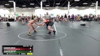 130 lbs Cons. Round 2 - Gannon Beach, Upstate Uprising vs Connor Reich, Delmarva Wrestling Club