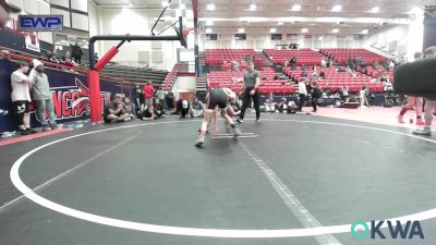 95 lbs Rr Rnd 3 - Maddex Ewy, Cowboy Elite 15u vs Braxton Baker, Ponca City