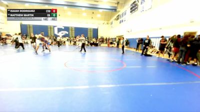 190 lbs Cons. Round 4 - Matthew Martin, Rancho Bernardo Wrestling vs Isaiah Rodriguez, El Toro High School