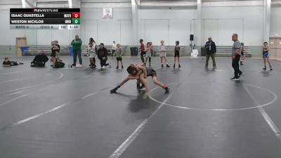 60 lbs Round 5 (8 Team) - Isaac Guastella, Mat Assassins Red vs Weston Nicklos, Team Ohio