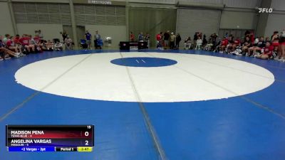 120 lbs Round 2 (8 Team) - Madison Pena, Texas Blue vs Angelina Vargas, Missouri