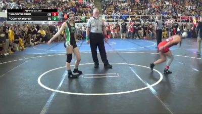 117 lbs Cons. Round 2 - Corynn Meyer, Delta vs Madelyn Brum, Centerburg