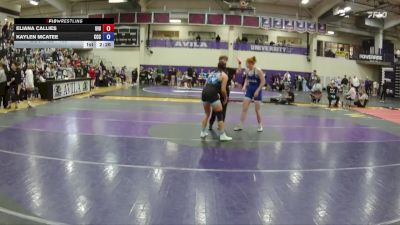 160 lbs Quarterfinal - Kaylen McAtee, Colby Community College vs Eliana Callies, Upper Iowa