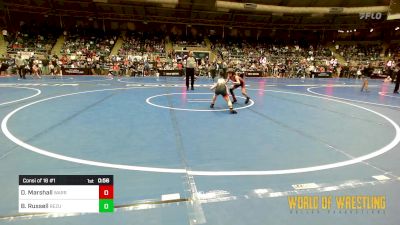 52 lbs Consi Of 16 #1 - Dallas Marshall, Warriors Of Christ (WOC) vs Beau Russell, ReZults Wrestling