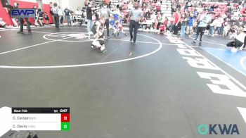 64 lbs Consi Of 4 - Callan Carson, Salina Wrestling Club vs Colby Davis, Verdigris Youth Wrestling