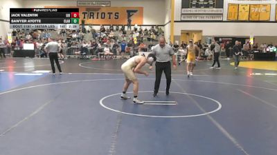 165Tan lbs Rr Rnd 3 - Jack Valentin, LIU vs Sawyer Ayotte, Clarion