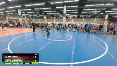 77-79 lbs Round 2 - Tucker Lappa, Texas Elite Wrestling Club vs Mariah Vanderbilt, Spring Klein Wrestling Club