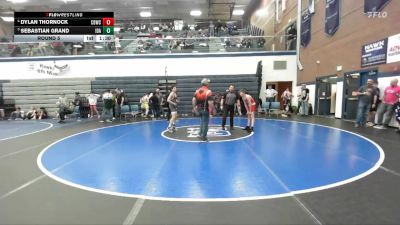 106 lbs Round 5 - Sebastian Grand, Idaho vs Dylan Thornock, Challis Blackheart Wrestling Club