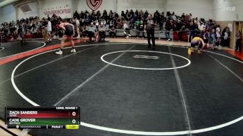 157 lbs Cons. Round 1 - Cade Grover, Bayfield vs Zach Sanders, Aztec