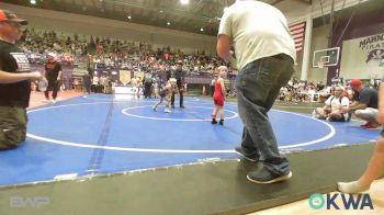40 lbs Quarterfinal - Kason Edens, Kiefer Youth Wrestling Club vs Luke Themm, Team Tulsa Wrestling Club