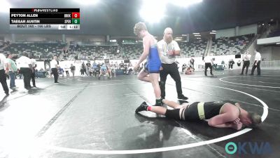 160 lbs 3rd Place - Peyton Allen, Broken Arrow Wrestling Club vs Taegan Austin, Sperry Wrestling Club