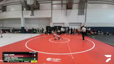 65 lbs Cons. Round 5 - Asher Crouch, Lake Travis Youth Association Wrestling Club vs King Lewis, Randall Youth Wrestling Club