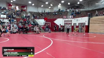 73-79 lbs Quarterfinal - Kam Fuller, Peru vs Jordan Walker, Midwest Xtreme Wrestling