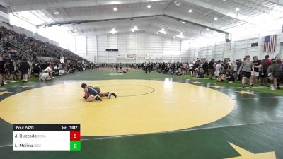 65 lbs Quarterfinal - Jaime Quezada, Scrap House vs Laiku Molina, Legends Of Gold LV