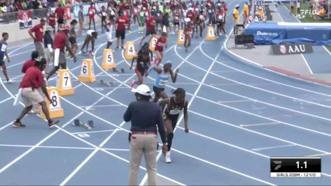 Youth Girls' 200m Championship, Semi-Finals 4 - Age 12