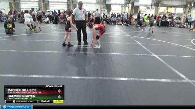 68 lbs Quarterfinal - Maddex Gillispie, Bull Island Grappling ( BIG) vs Daewon Nguyen, Lansdowne Gators