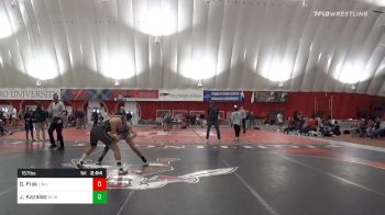 157 lbs Consolation - Garrett Fisk, Univ Of Maryland vs JohnRocco Kazalas, Binghamton