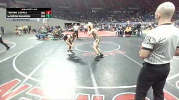 4A Boys 150 lbs Quarterfinal - Brody Copple, Cascade Boys vs Jackson Swanson, North Bend Boys