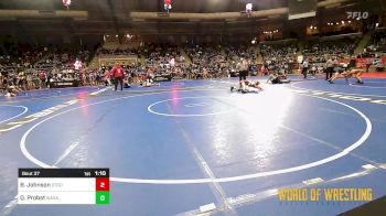 80 lbs Round Of 32 - Braylen Johnson, Stronghold Wrestling Club vs Quade Probst, Wasatch Wrestling Club