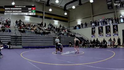 170 lbs Quarterfinals (8 Team) - Kynsley Buckland, Greenbrier vs Maiya Washington, Campbell