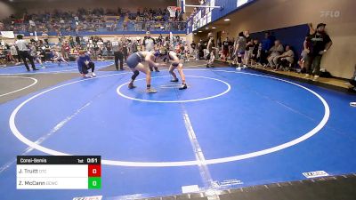 132 lbs Consolation - Jaxon Truitt, Owasso Takedown Club vs Zeke McCann, Dark Cloud Wrestling Club