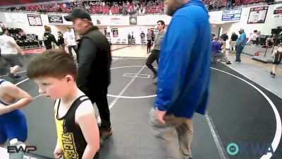 70 lbs Rr Rnd 3 - Elijah Dorsey, Prairie Grove Youth Wrestling vs Crower Davis, Hornet Wrestling Club
