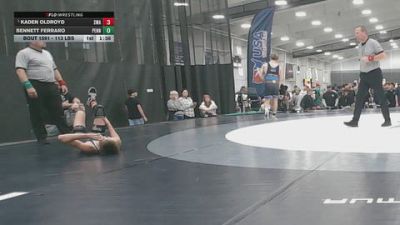 113 lbs Semis - Kaden Oldroyd, Sanderson Wrestling Academy vs Bennett Ferraro, Pennsylvania
