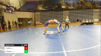 285 lbs Quarterfinal - Jose Valdez, Northern Iowa vs Kail Wynia, Unattached-South Dakota State