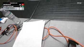 149 lbs Champ. Round 2 - Dalton Ellis, Unattached vs Chad Strickland, Montevallo