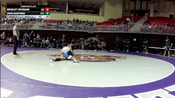 150 lbs Round 1 (4 Team) - John Martinez, Schuyler vs Bradley Wiltbank, Crismon High School
