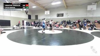 108 lbs Cons. Round 3 - Sebastian Torrealba, Richgrove Warriors vs Lucas Burton, Elk Grove Wrestling Academy