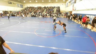 190 lbs Champ. Round 2 - Ricardo De La Cruz, Ganesha vs Samuel Pinto, Rancho Bernardo Wrestling