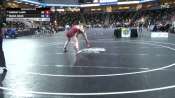 180 lbs Cons. Round 1 - Lindsay Laws, Lock Haven University vs Maria Hiles, Frostburg State