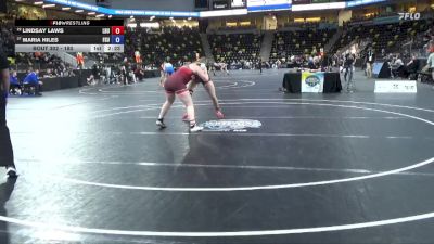 180 lbs Cons. Round 1 - Lindsay Laws, Lock Haven University vs Maria Hiles, Frostburg State