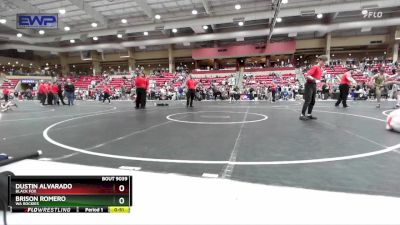 85 lbs Semifinal - Dustin Alvarado, Black Fox vs Brison Romero, WA Rockies