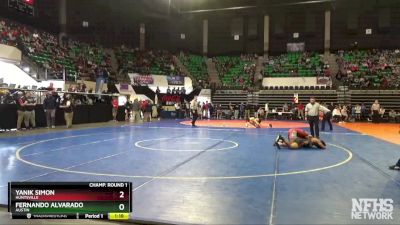 132 lbs Champ. Round 1 - Yanik Simon, Huntsville vs Fernando Alvarado, Austin