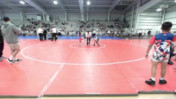 56 lbs Rr Rnd 2 - Henry Walters, Mat Warriors Red vs Greyson Bosley, Revival Orange