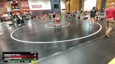 130 lbs Champ. Round 2 - Guadalupe Villa, Evanston vs Lilyahna Hancock, Sheridan