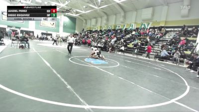 115 lbs Cons. Round 2 - Jahziel Perez, Rancho Buena Vista vs Diego Esquivez, Imperial